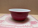 Lot #38 - Pastry mat and red mixing bowl