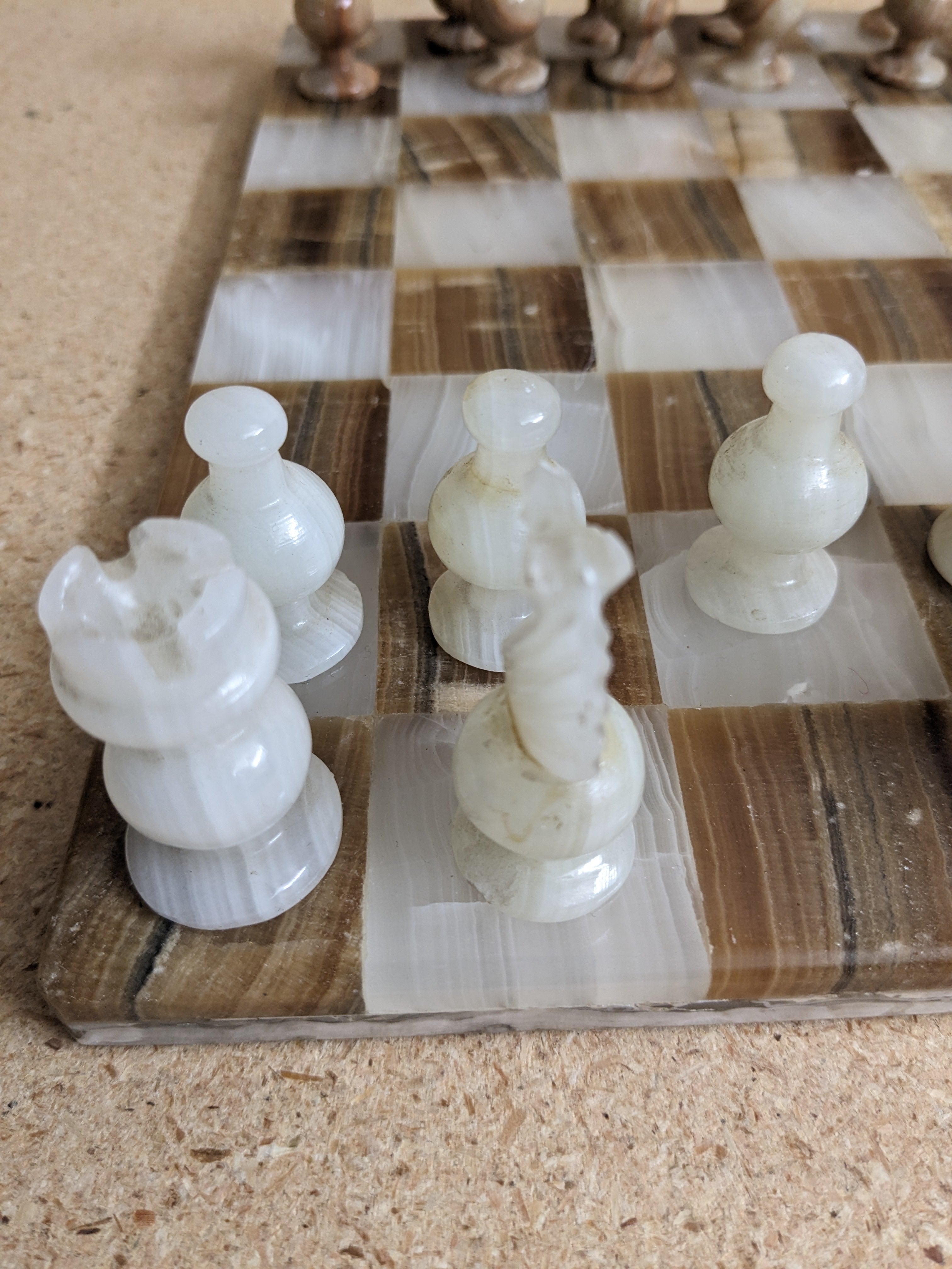 Lot #4 - Vintage chess set