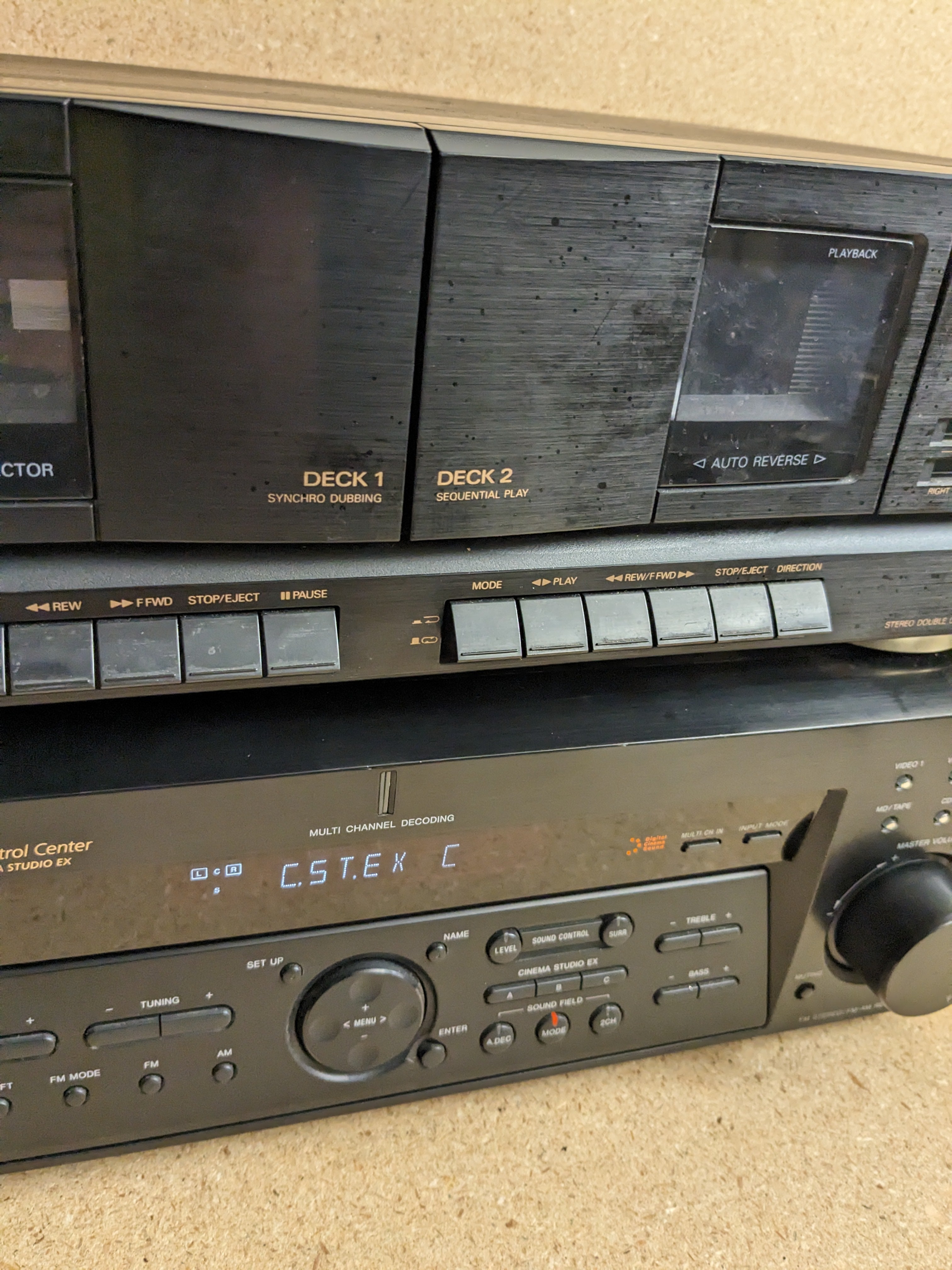 Lot #33 - Receiver and Cassette Deck Package